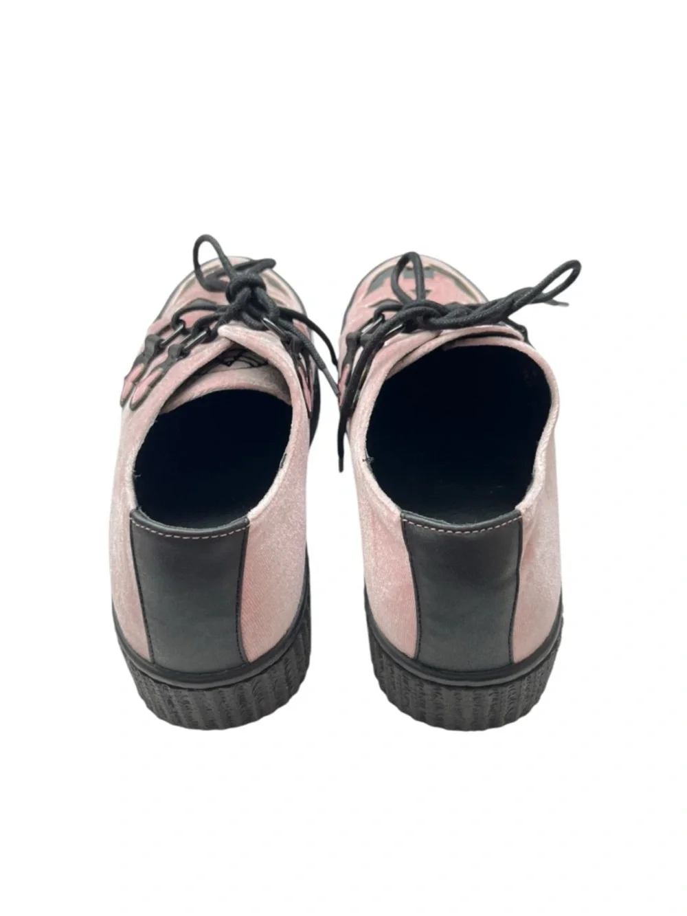 Strange Cvlt Jack O Lantern Face Velvet Platform Creepers Pink Size Women’s 10